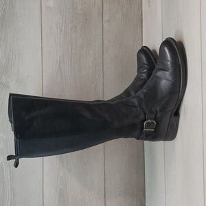 Born Women Leather Tall Riding Boots shoes sz 6.5